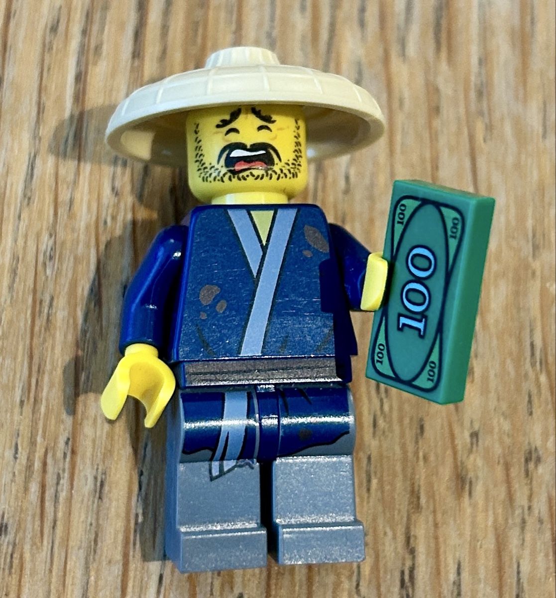 Lego Statuette: LEGO Minifigure Ninjago Ham aus Set 70607 – Usato da Burgdorf venduto da Littlebricksplanet