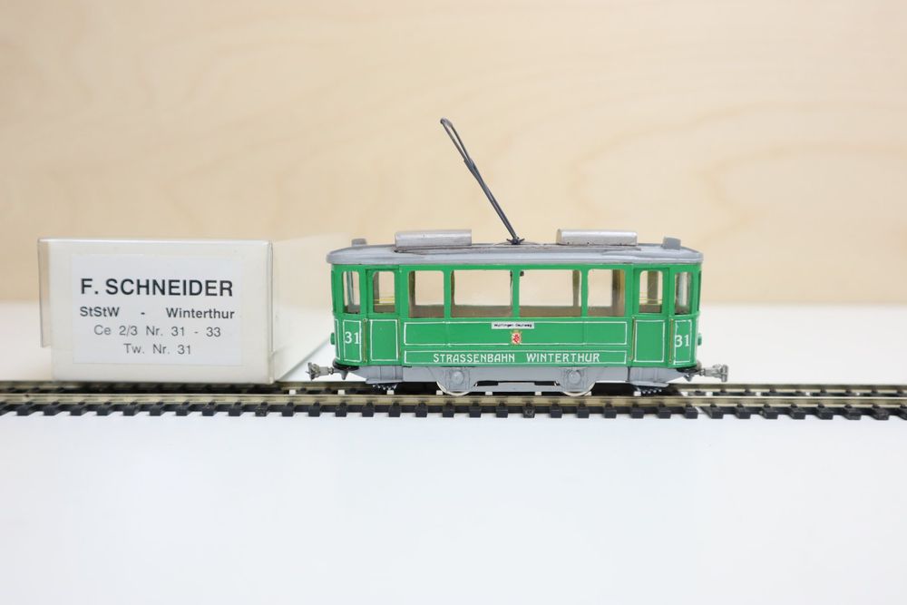 Strassenbahn H0 mit Motor Stadt Winterthur Rarität Kaufen auf Ricardo