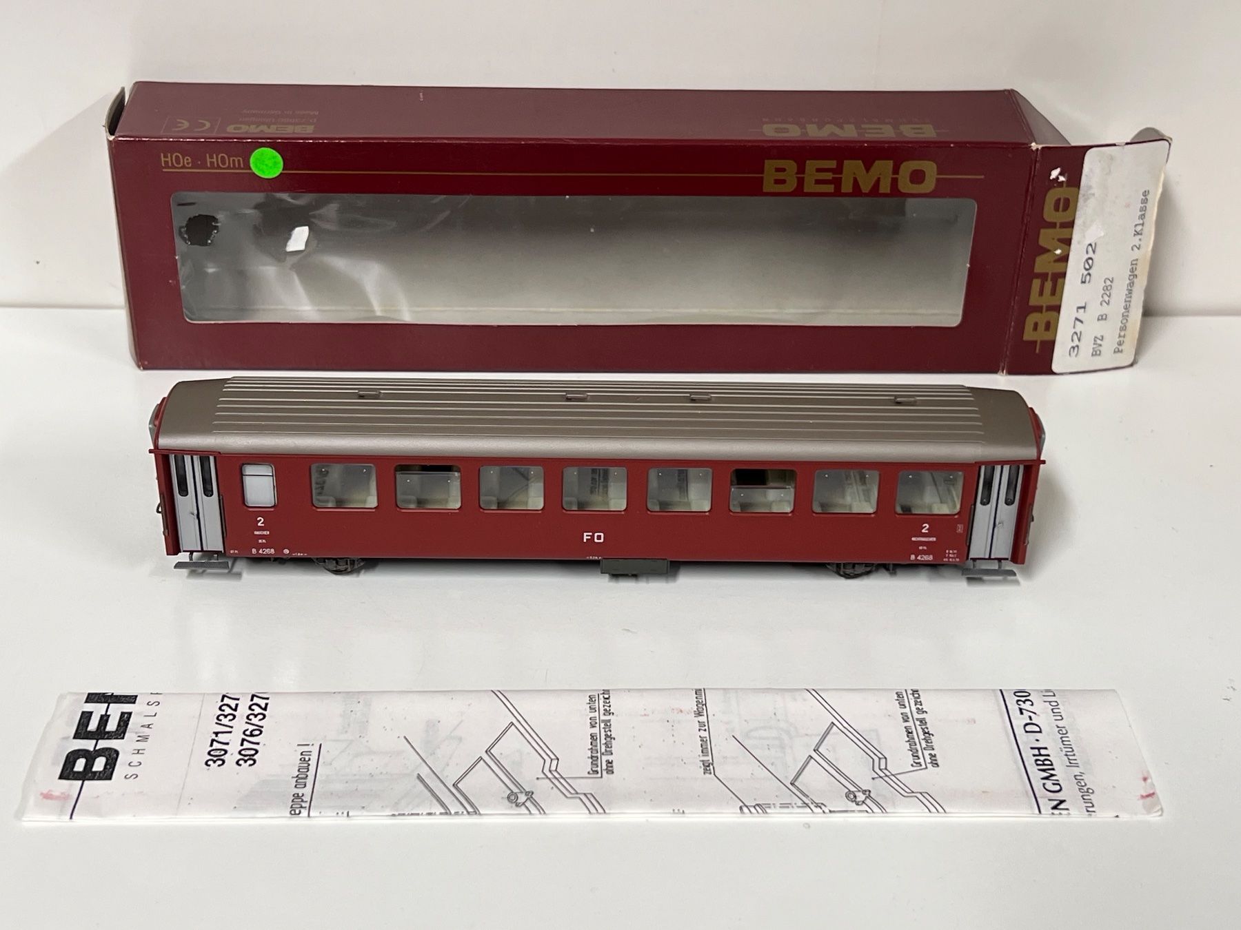 Bemo Modelleisenbahnen: Bemo FO B 4268 HOm – Gebraucht aus Neuenhof von ludovicco