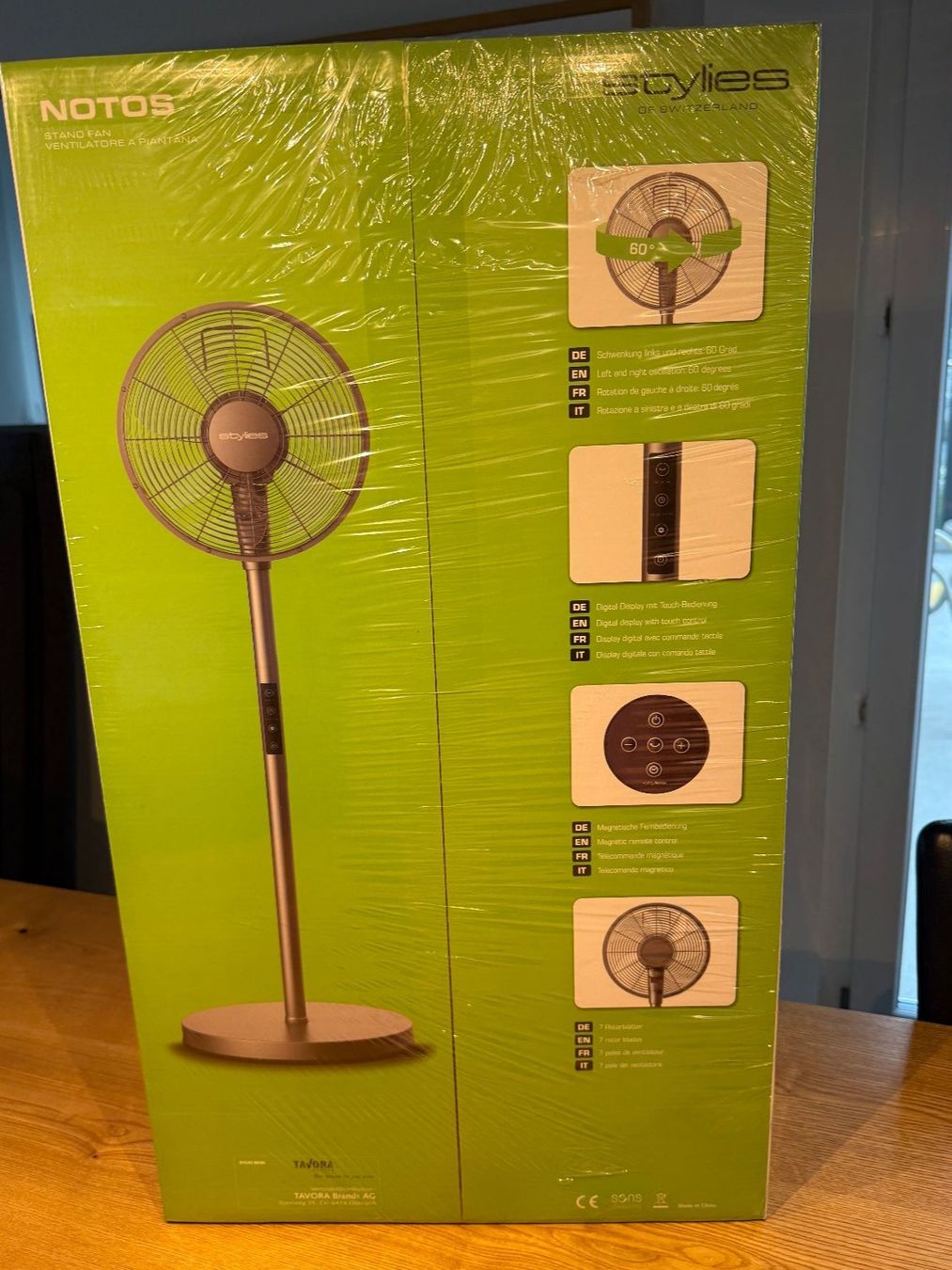Ventilateurs: Standventilator Notos 34cm Metallgehäuse, Originalverpackt – Neuf avec emballage d'origine à Brunnen par Gwertsch