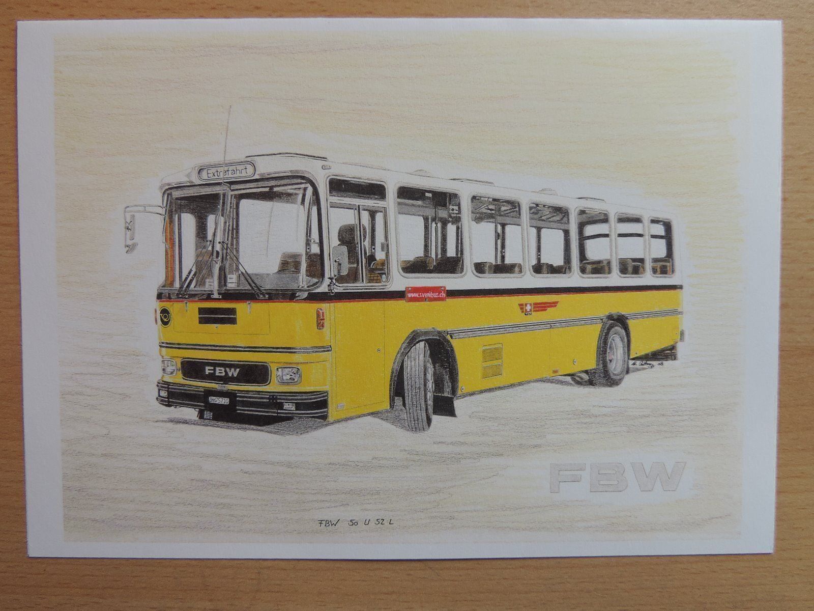 Cartoline postali: Saurer / FBW Nutzfahrzeug Karten – Nuovo e nell'imballaggio originale da Steinen venduto da urscathry 4