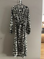 Leopardenmuster Kleid, Gr. S, Wickelkleid, Neuwertig🐆