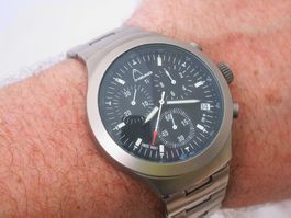 AusVerkauf Titan Head Herren Uhr Chronograph Swiss ETA Werk