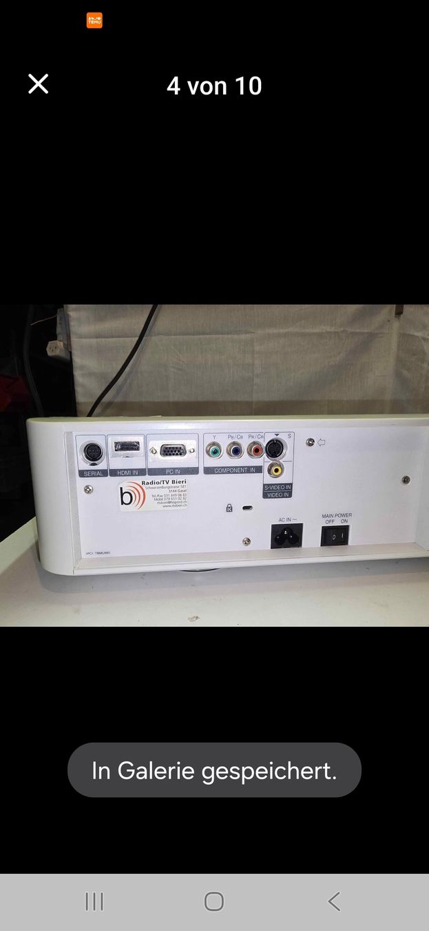 Panasonic Videoprojektoren: Panasonic Beamer PT-AX100E – Gebraucht aus Lenzburg von cameleoncolor 8