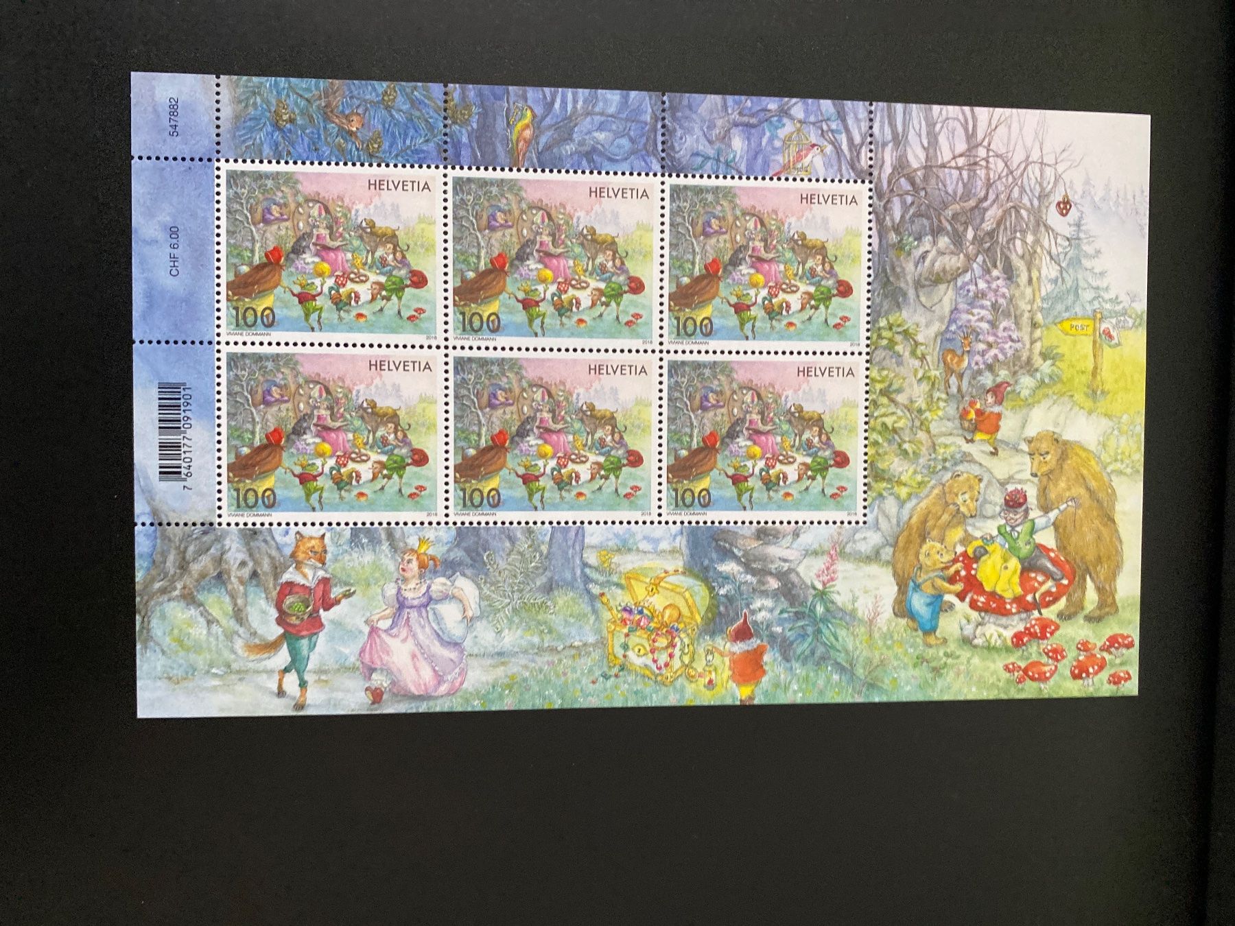 Tutti i francobolli: Kleinbogen 2018 Sondermarken ** Märchen " Wald " postfrisch – Nuovo (secondo la descrizione) da Niederrohrdorf venduto da leni29