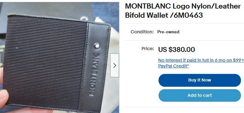 Montblanc Brieftaschen: Montblanc Portefeuille  Geldbörse – Gebraucht aus Collonges von arashee 9