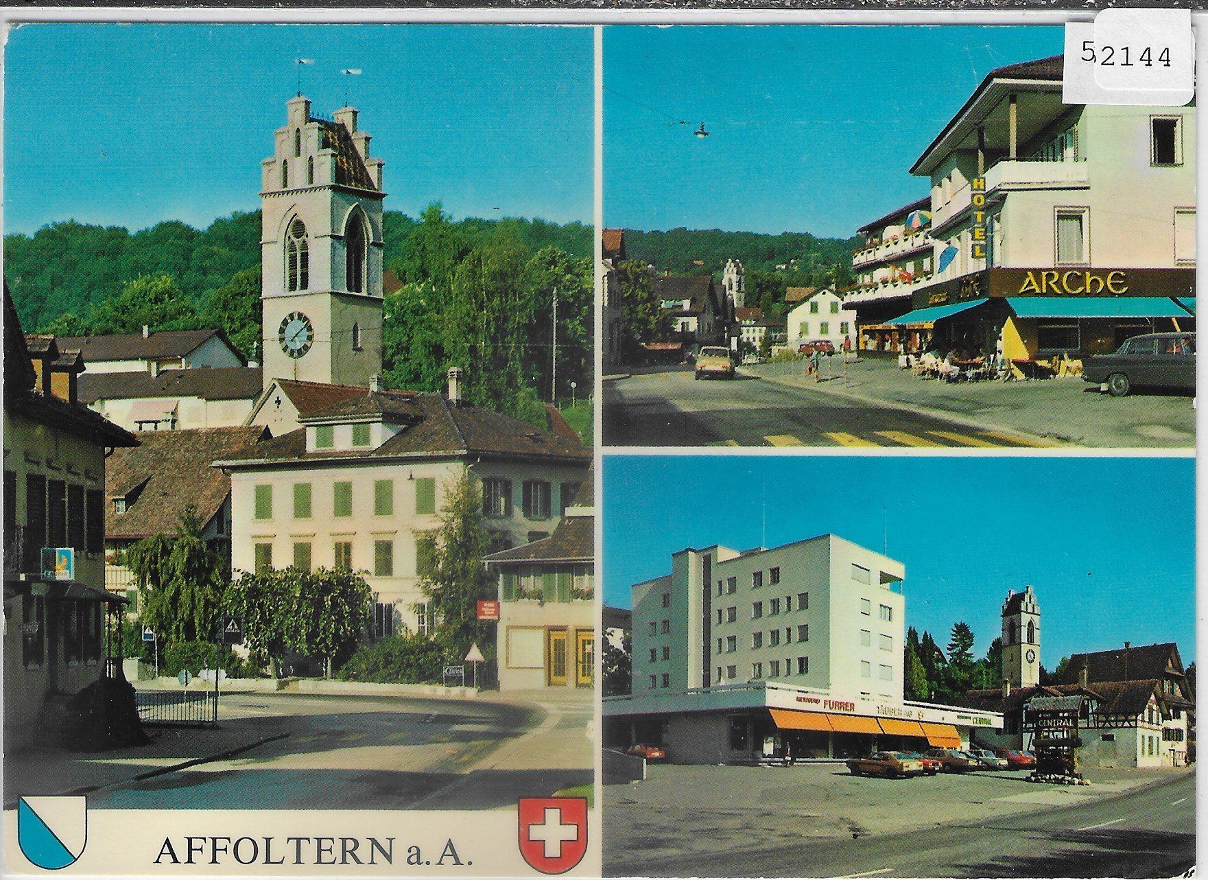 Cartoline postali: Affoltern a. A. - Multiview – Usato da Ettingen venduto da Kartenplanet