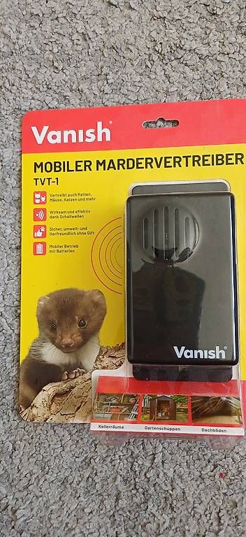 Sistemi d'allarme: Vanish Mobiler Mardervertreiber  – Nuovo e nell'imballaggio originale da Uetendorf venduto da TheTschegi95