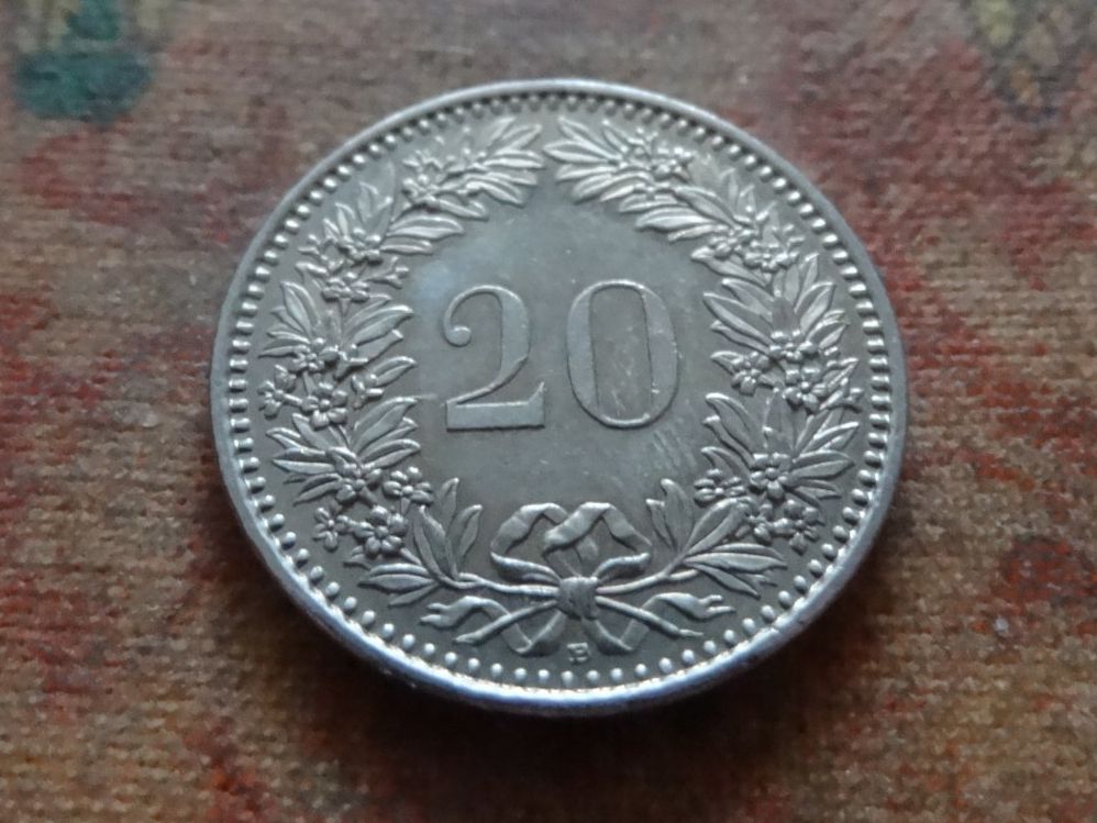 Tutti le monete: 20 Rp. 2018 – Usato da Romanel-sur-Lausanne venduto da Swift13 1
