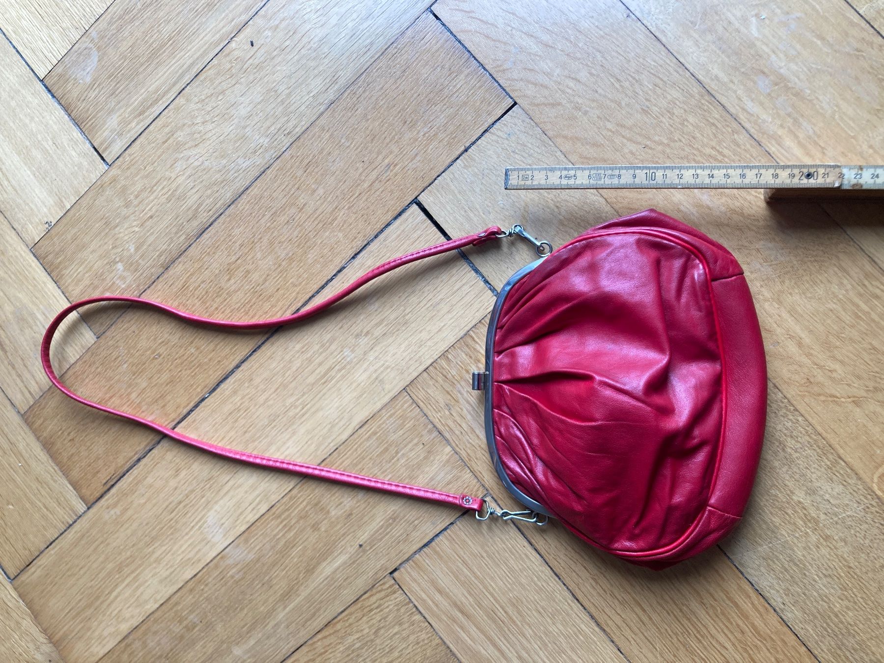 Borse da donna: Rote Lederhandtasche – Usato da Zürich venduto da MirjamPepita99 4