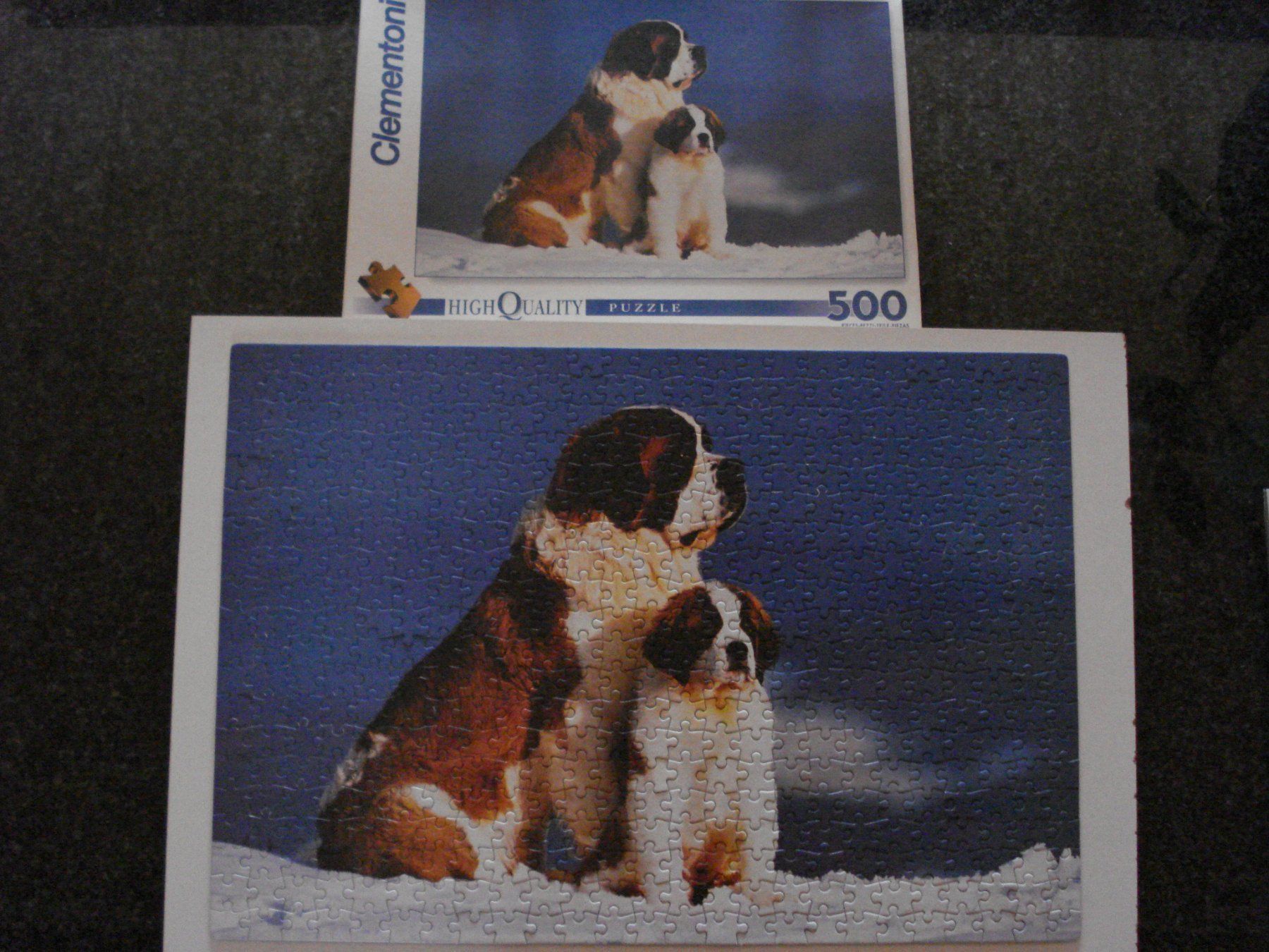 Puzzle: Puzzle 500 Teile - Bernhardiner – Usato da Boswil venduto da Pjatla