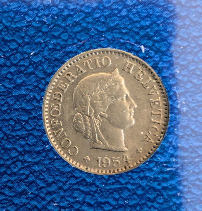 Tutti le monete: 5 Rappen 1954 – Usato da Arch venduto da coinsandmore