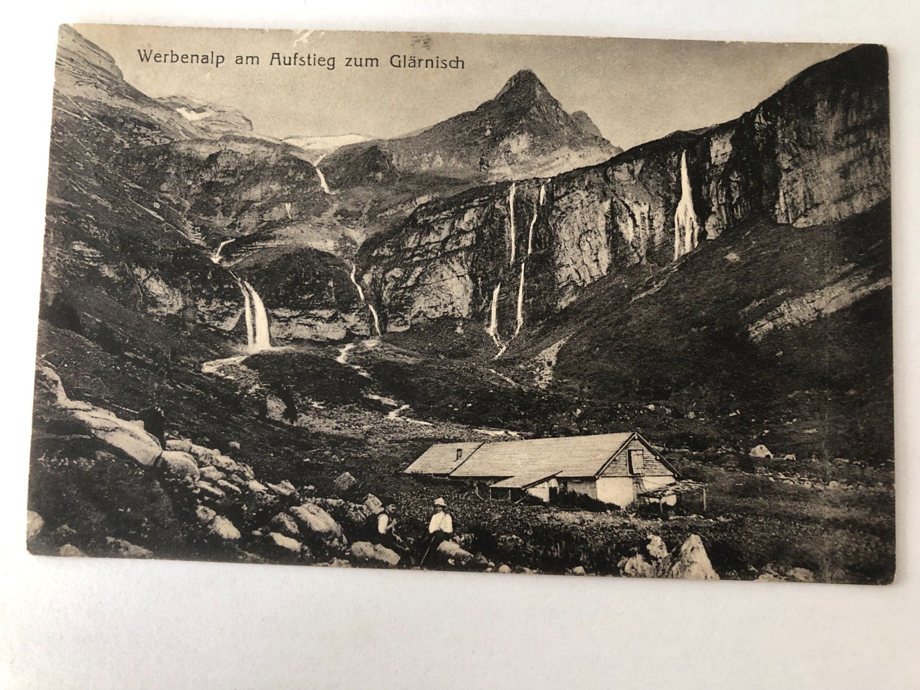 Ansichtskarten: Werbenalp am Aufstieg zum Glärnisch 1919 – Gebraucht aus Pfäffikon ZH von Waltoversand