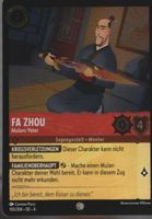 TCG LORCANA URSULAS RÜCKKEHR 4URS De 105 FOIL Fa Zhou Mulan
