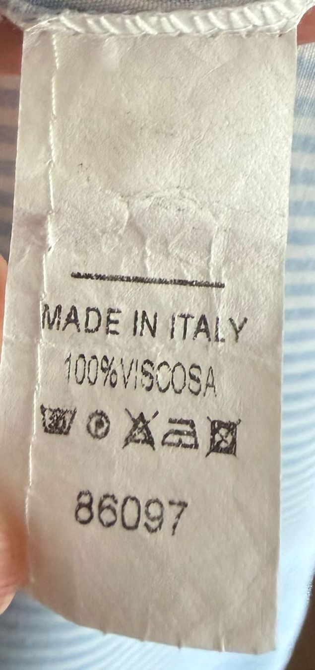 Camicette: Blusen Top Shirt hellblau weiss Grösse 46 – Usato da Nussbaumen AG venduto da brigitebardot 6