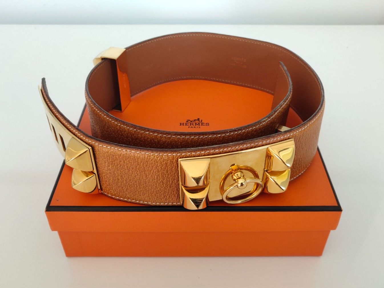 Hermès Cinture: Hermes Collier de Chien Gürtel – Usato da Meilen venduto da Aphrodite87