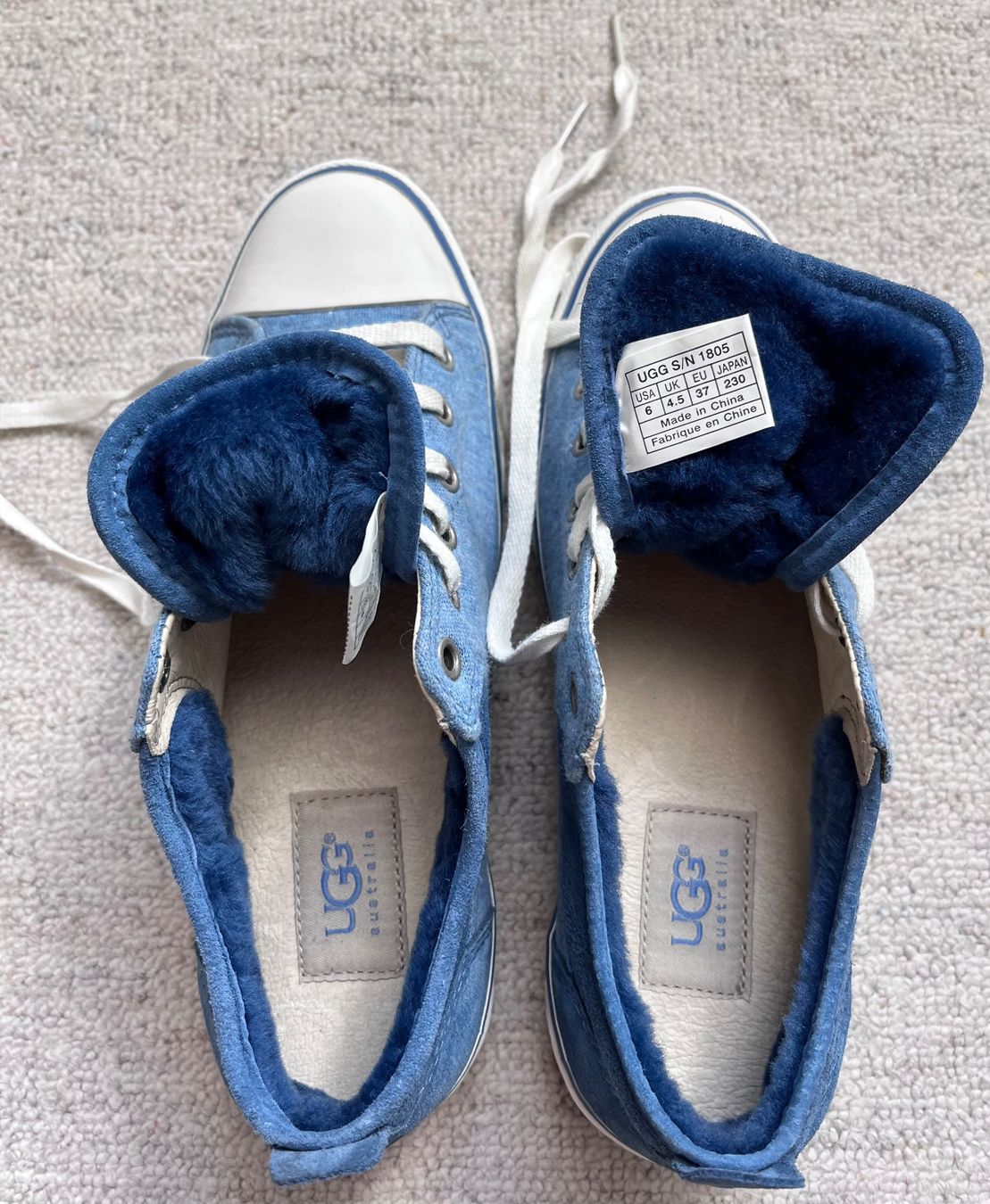 Ugg Scarpe da donna: Baskets " UGG " Tissu daim mouton 37 – Nuovo (secondo la descrizione) da Echandens venduto da pepite30 4