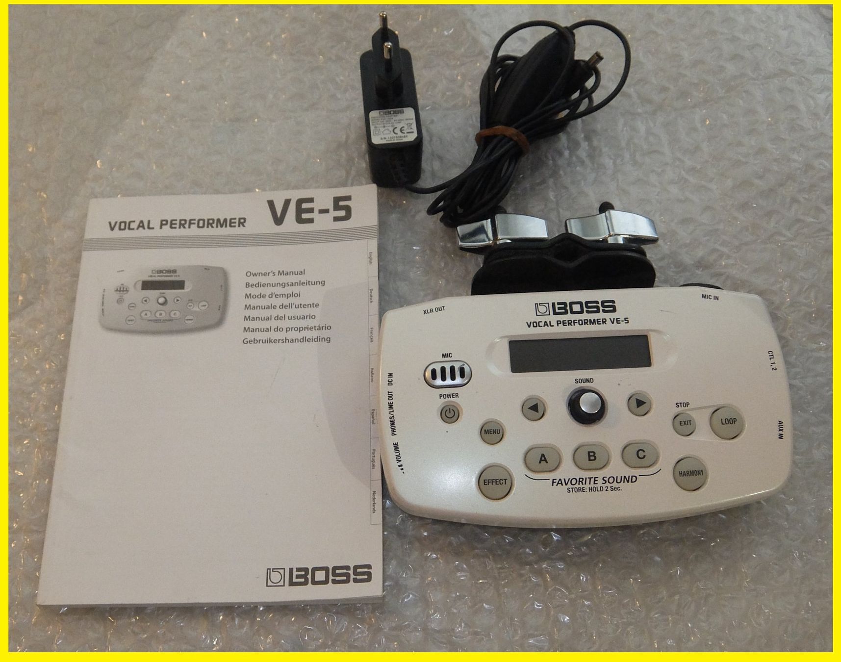 Boss Strumenti musicali: Boss VE 5 Vocal Processor white – Usato da Basel venduto da Elektronik_Markt