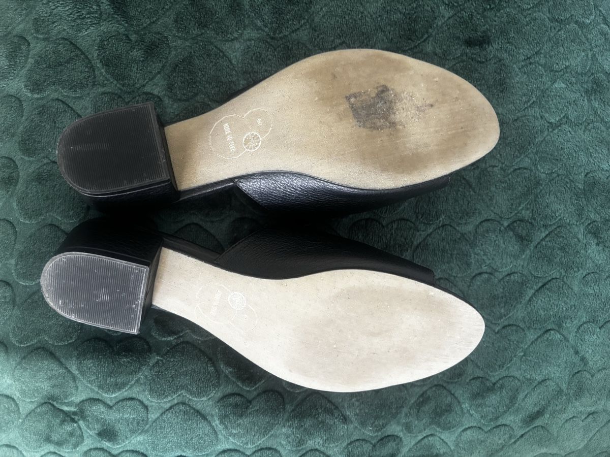 Damenschuhe: Nine to five leather sandals black 40 – Gebraucht aus Zürich von cla_v6hx 4