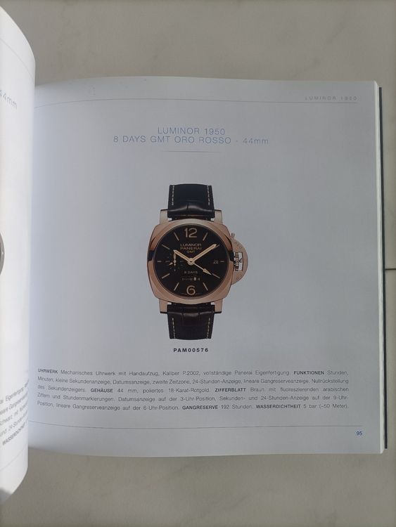 Catalogue Brochure Panerai 2015 2016 DE Kaufen auf Ricardo