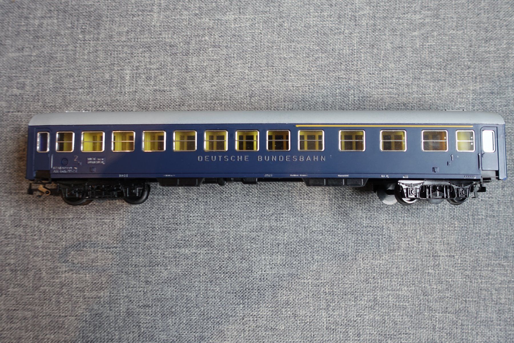 Kleinbahn Modellini di ferrovie: KLEINBAHN No. 389 DB D-Zugwagen – Usato da Wallbach venduto da Sarrows 1