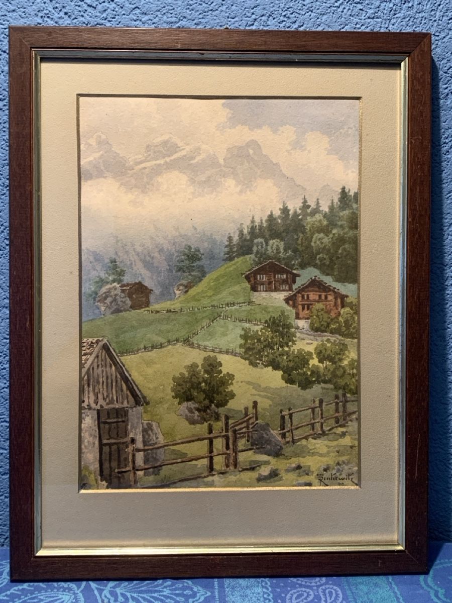 Dipinti: Aquarelle de Th. Renkewitz – Usato da Veytaux venduto da Latourelle