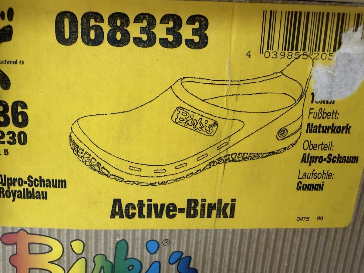 Birkenstock Schuhe für Jungen: Birki's Active-Birki Bleu Taille 36 – Neu und originalverpackt aus Brügg BE von Goob 4