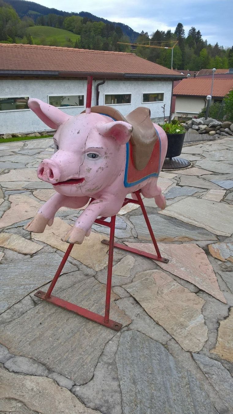 Il mondo degli animali: Sujet de carrousel ancien – Usato da Pringy venduto da baby4you260649