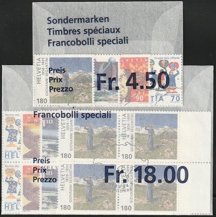 Alle Briefmarken: Sondermarken 24.9.1999, ZNr. 979-982 – Neu (gemäss Beschreibung) aus Aarburg von Aare10