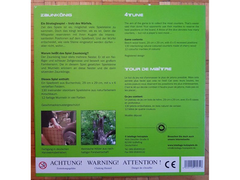 Spiele: Brettspiel "Zaunkönig" – Gebraucht aus Zürich von Desmond01 1