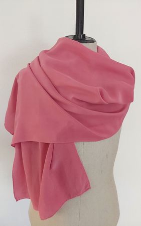 Seidenfoulard rosa