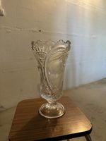 Elegante Vintage Kristall Vase für Blumen - Zeitloses Design