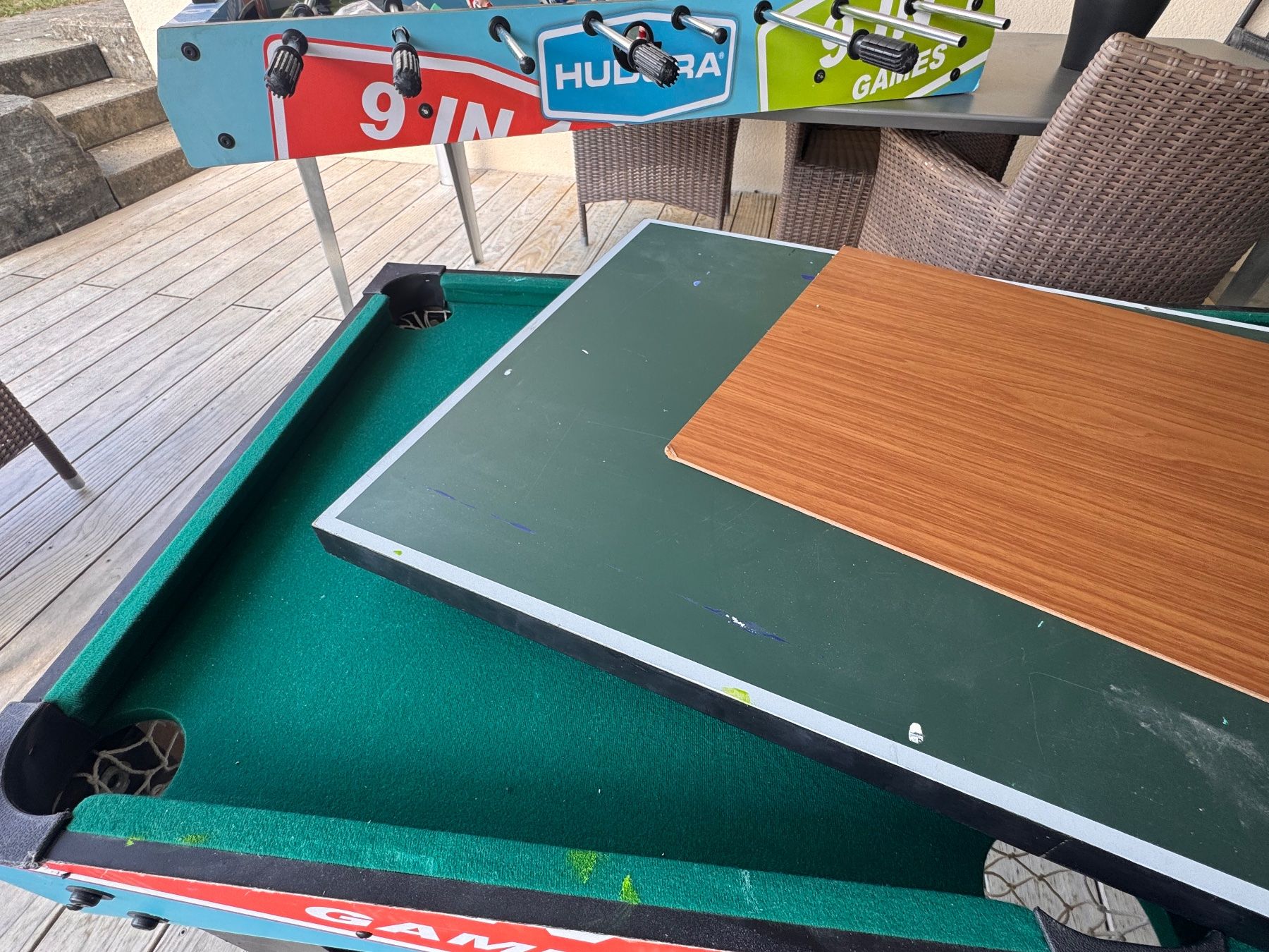Hudora Spielzeuge: Multispieltisch HUDORA 9-in-1 – Gebraucht aus Tagelswangen von Brz 3