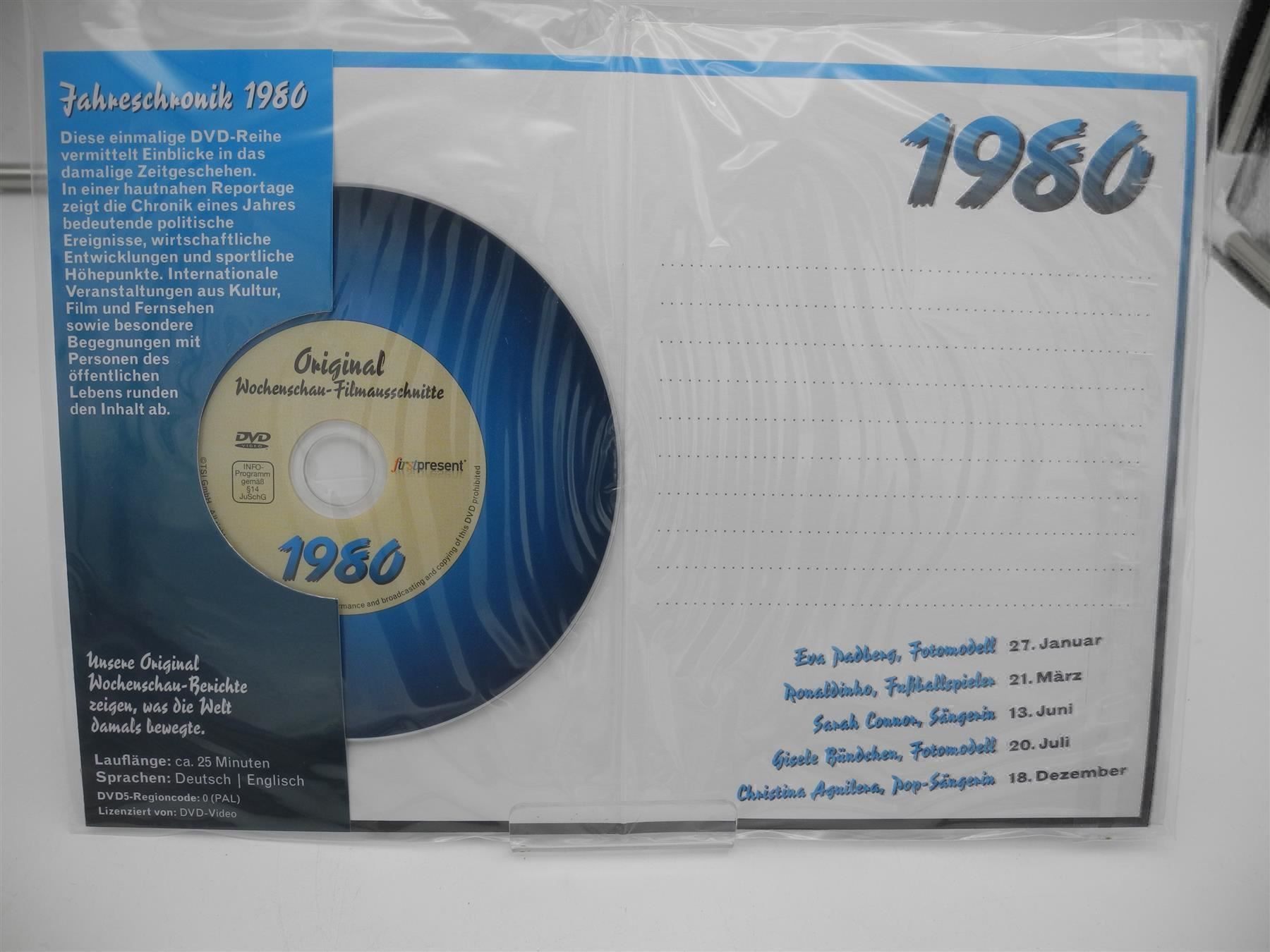 Karten: Geburtstagskarte mit CD, Jahr 1980 – Neu und originalverpackt aus Kottwil von Crazyrolf 1