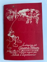 Cinema Forum Bellinzona, opuscolo Natale 1938, rarità
