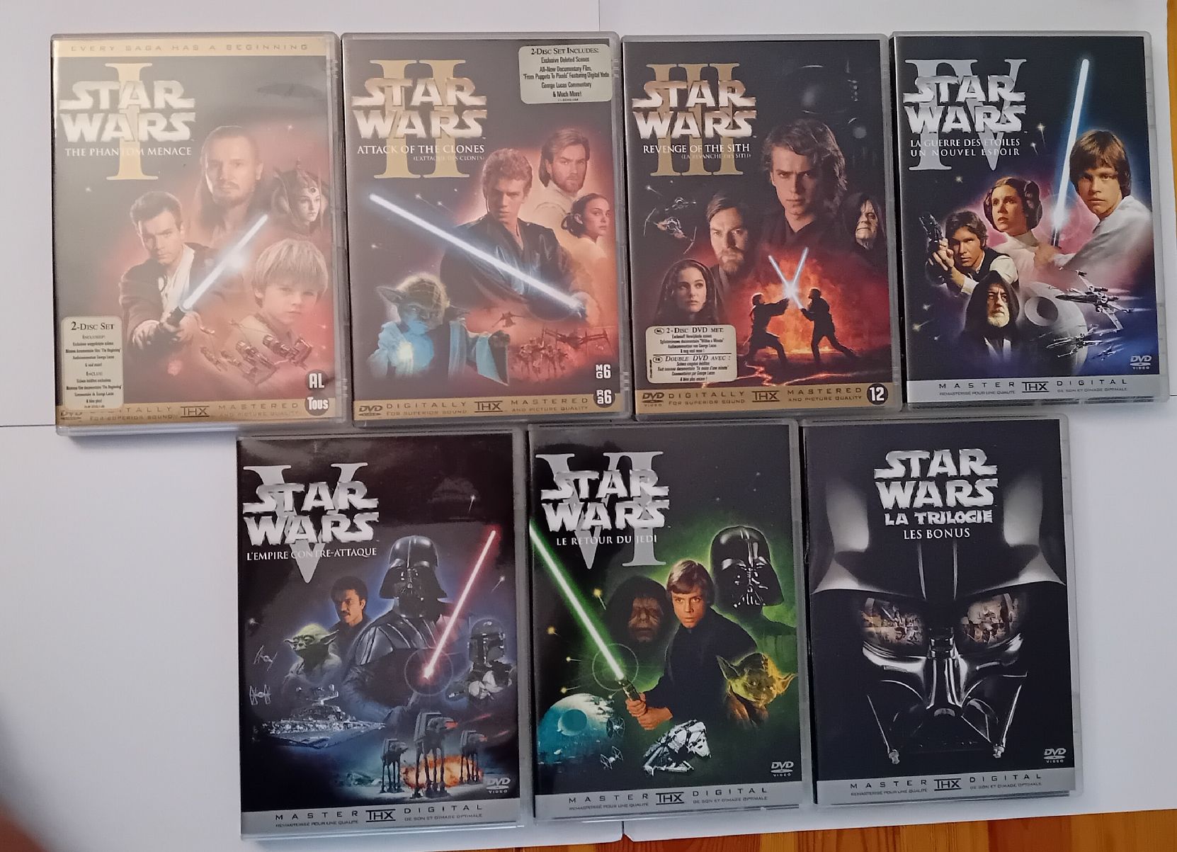 Alle DVDs: Star  Wars   T R I  L O G I E – Gebraucht aus Orbe von Papounet04 1