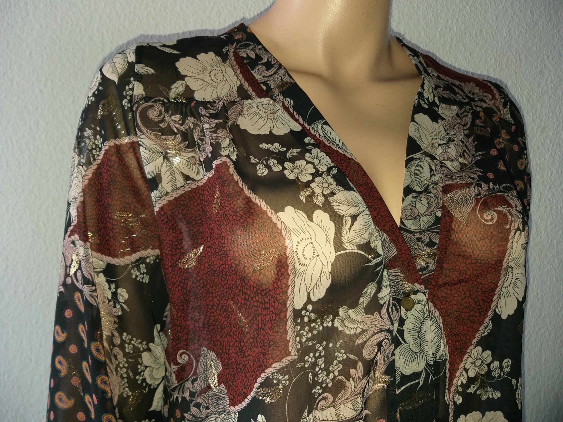 Morgan Camicette: MORGAN Blouse / Bluse (transparent) taille / Grosse 36 – Usato da Cossonay-ville venduto da Super-Price-Quality 3