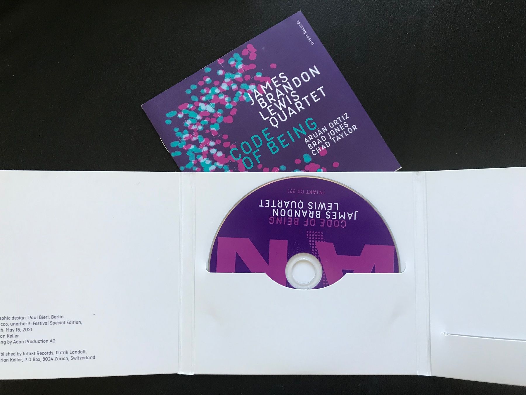 CDs: CD James Brandon Lewis Quartet - Code of Being – D'occasion à Zürich par tomakomai 2