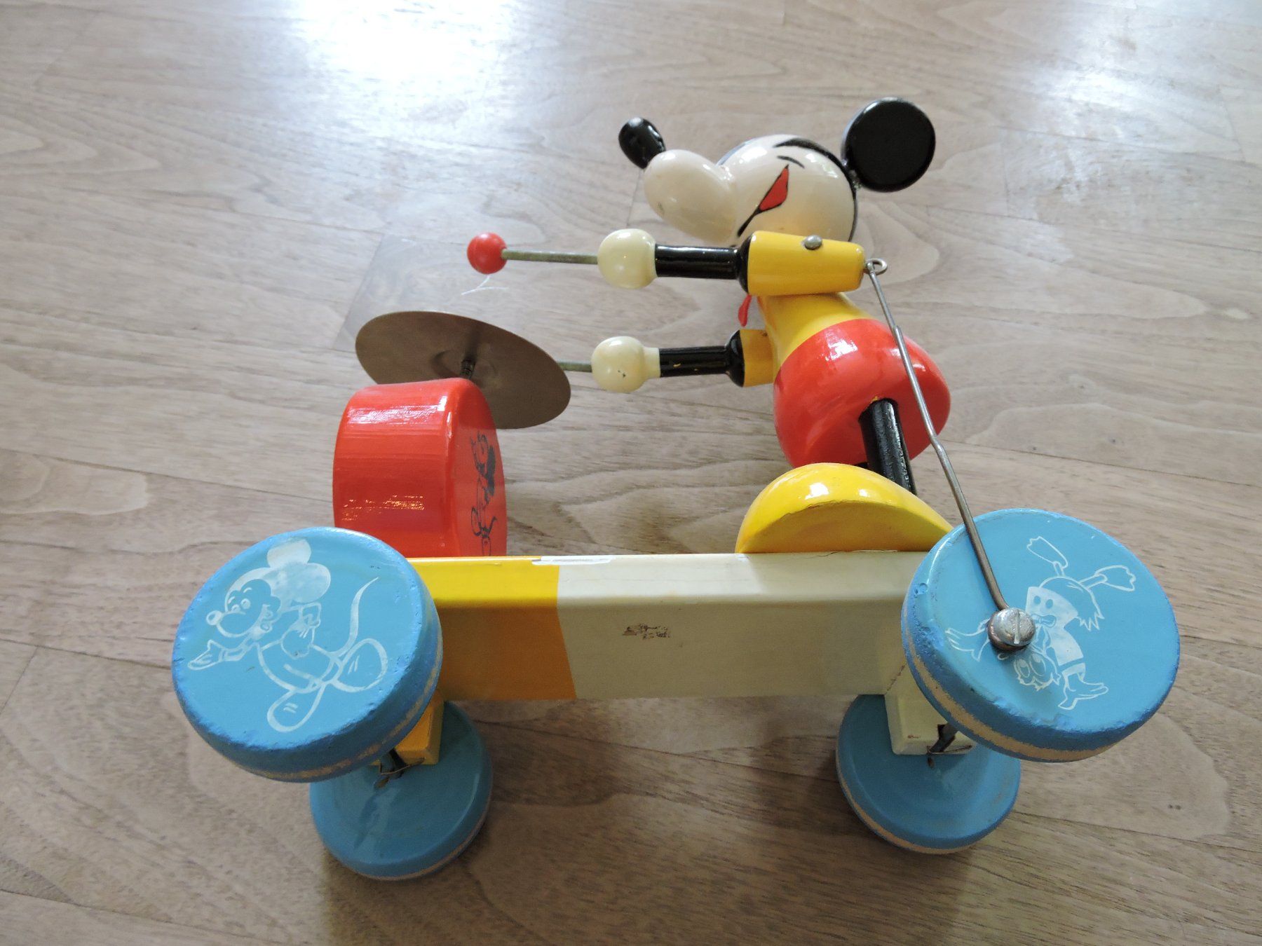 Disney Giocattoli: Micky Maus antikes Holzspielzeug – Usato da Neuenkirch venduto da tomtom72111 5