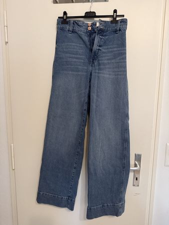 Damen Jeans weit geschnitten Blau neuwertiger Zustand