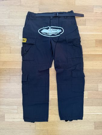 Corteiz Cargo Hose schwarz Grösse M guter Zustand ab 1Fr🚨