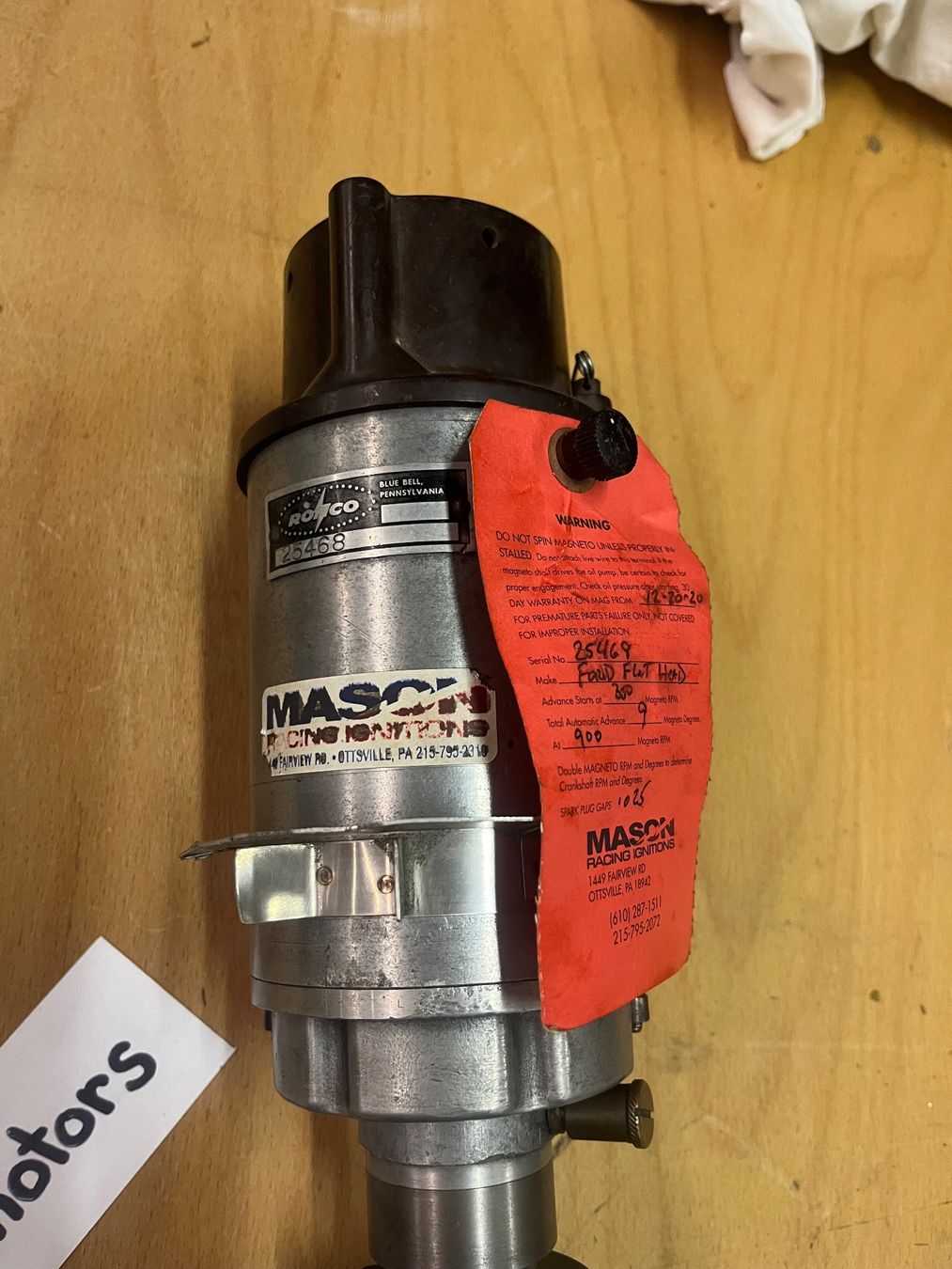 Ford Alle Autoersatzteile: Flathead Zündung Magneto Scintilla Hotrod Vertex – Gebraucht aus Rorschach von rs_edition 2