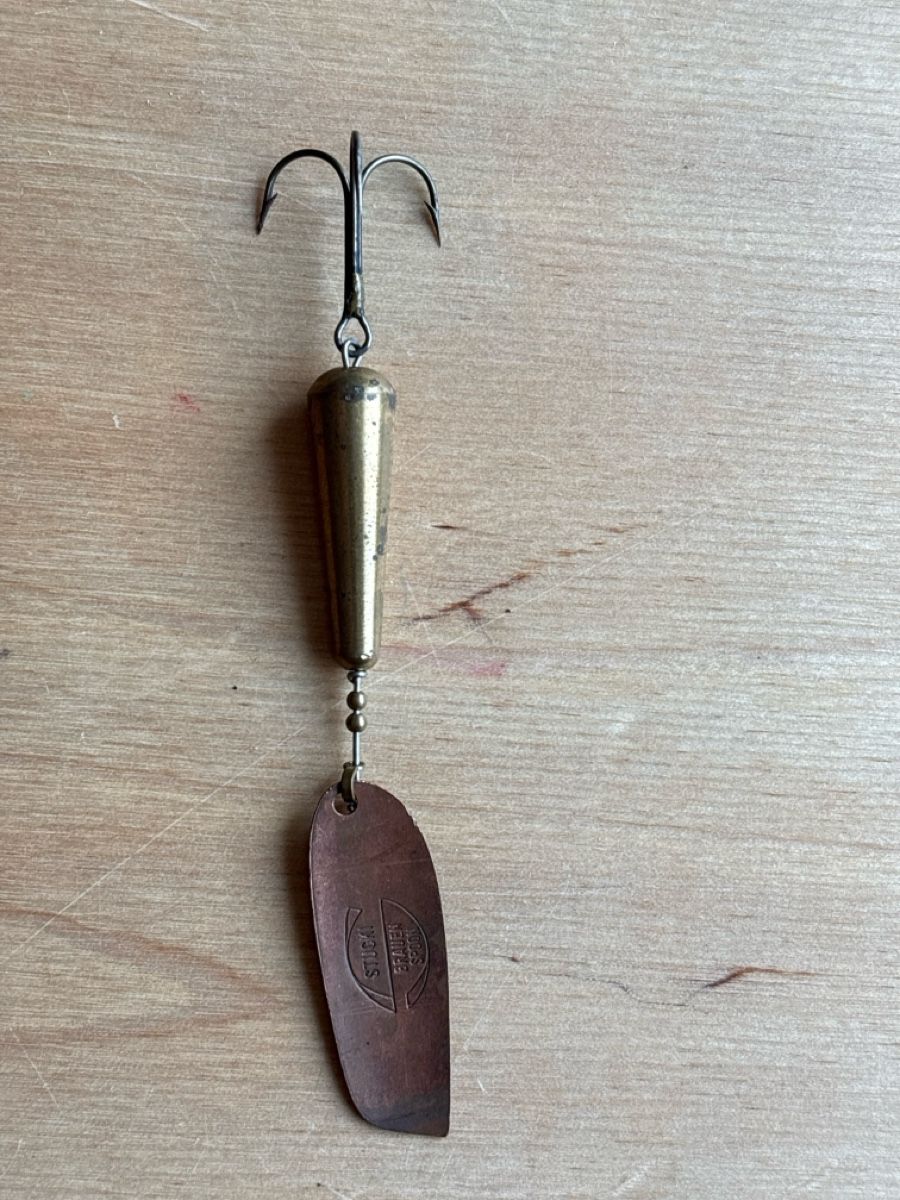 Stucki Thun Esche: Blinker STUCKIS BRAUEN SPOON Kupfer 11cm Köder – Usato da Thun venduto da Gitarre-1 1