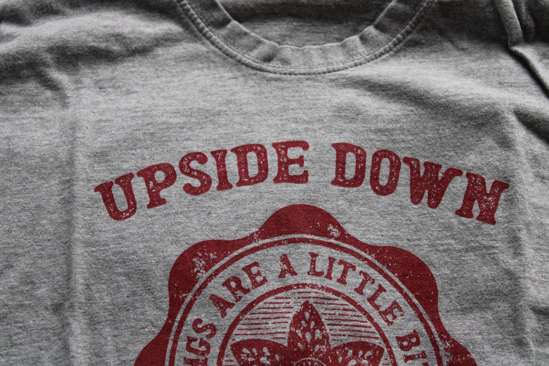 T-shirts: T-Shirt Upside Down High School grau – D'occasion à Hombrechtikon par lehnerrr 3