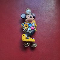 Mickey Mouse Figur mit Schmucksteinen und Glocken BuIly