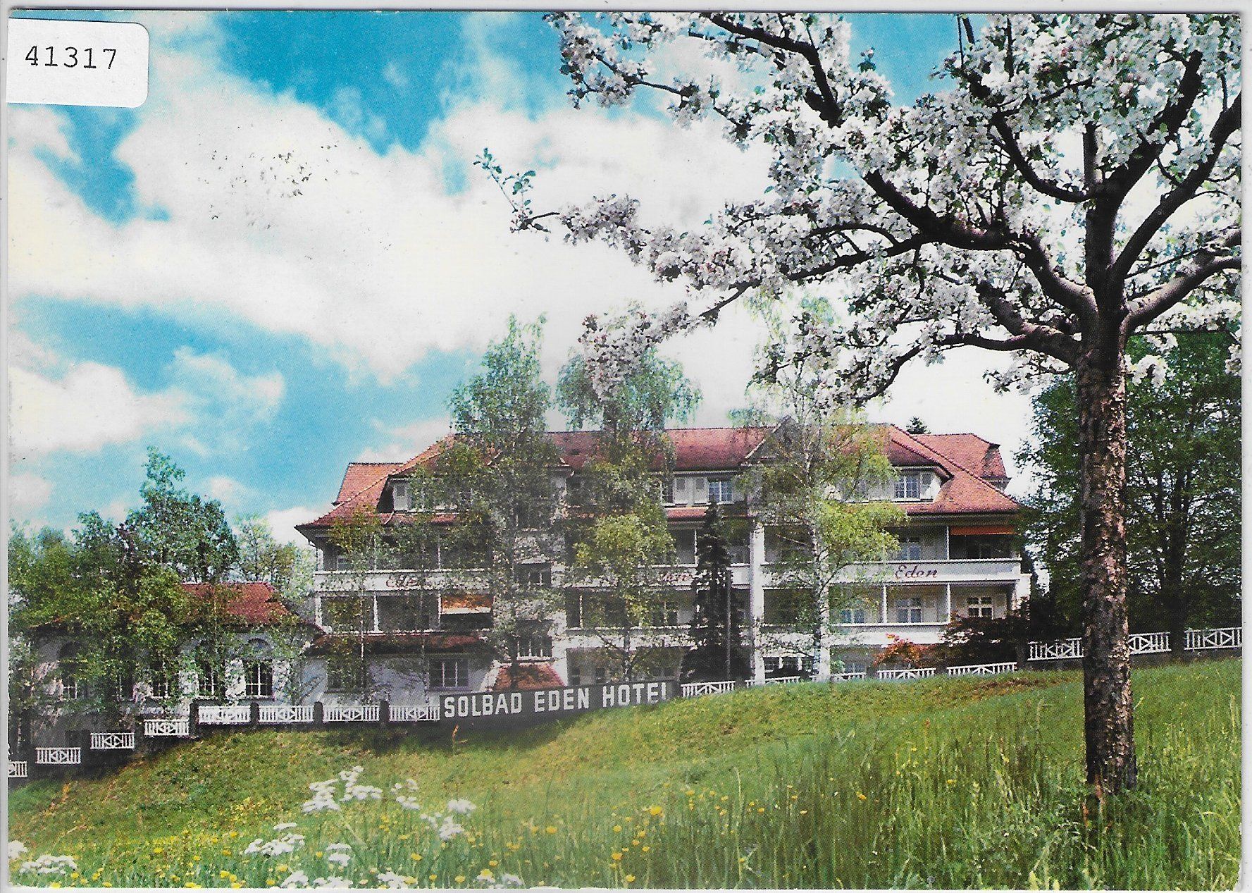 Cartoline postali: Solbad-Hotel Eden - Rheinfelden – Usato da Ettingen venduto da Kartenplanet