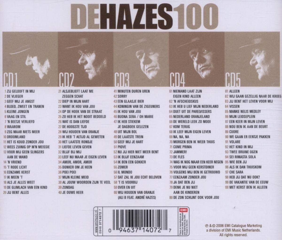 CDs: De Hazes 100 - 5 CD Box – Gebraucht aus Niederhasli von Hsoz 1