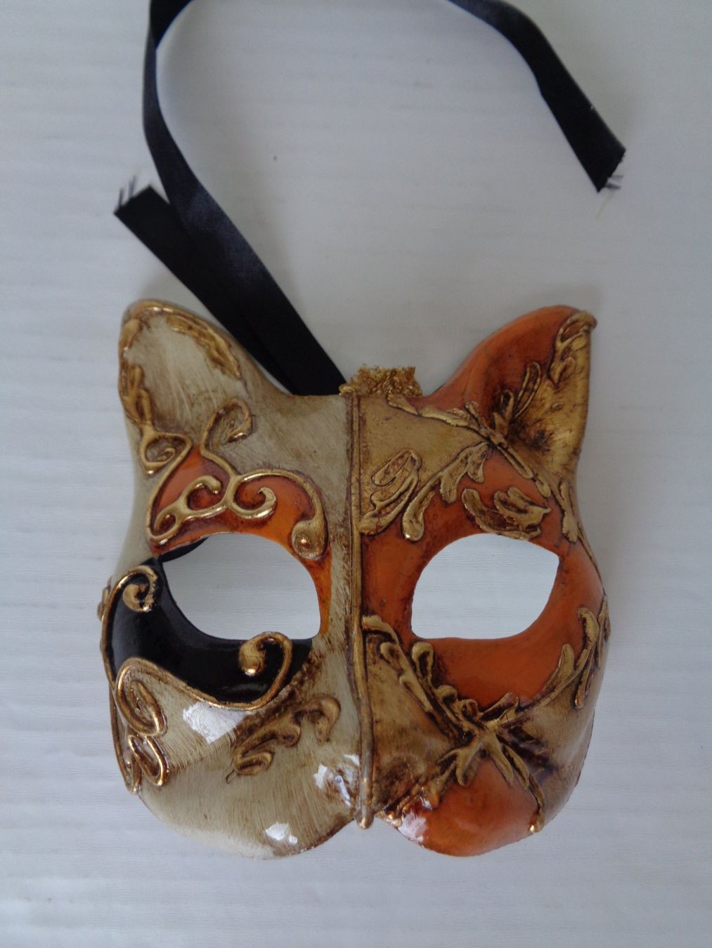 Maschere: Venezianische Katzenmaske - Vintage – Usato da Chur venduto da omonia 1