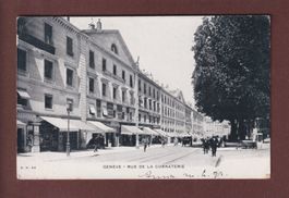 GENEVE - Rue de la Corraterie - 1904 // pli d'angle //