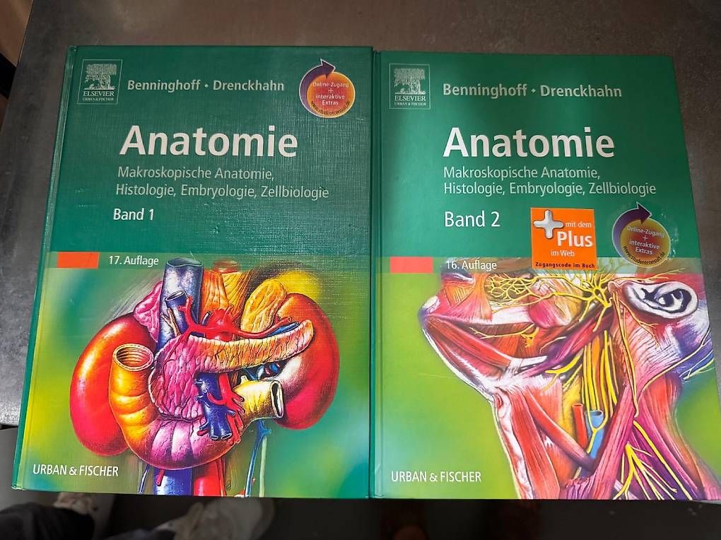 Libri: Benninghoff Anatomie Atlas – Nuovo e nell'imballaggio originale da Basel venduto da Emfie